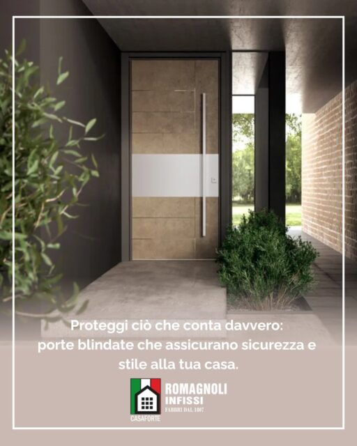 🔒✨ 𝑃𝑟𝑜𝑡𝑒𝑔𝑔𝑖 𝑐𝑖𝑜̀ 𝑐ℎ𝑒 𝑐𝑜𝑛𝑡𝑎 𝑑𝑎𝑣𝑣𝑒𝑟𝑜 𝑠𝑒𝑛𝑧𝑎 𝑟𝑖𝑛𝑢𝑛𝑐𝑖𝑎𝑟𝑒 𝑎𝑙𝑙𝑜 𝑠𝑡𝑖𝑙𝑒.
Le nostre porte blindate Casaforte Romagnoli uniscono design moderno e sicurezza certificata, per rendere la tua casa un luogo sicuro e accogliente. 🏡❤️
👉 Scopri la collezione e dona alla tua casa eleganza e protezione.
Contattaci o visita il nostro sito per un preventivo personalizzato! 🔧🏠
______________________________
📍 Show Room: Largo Giubelli, 3 - GROSSETO
📞 Contatti: 347 7941092 - 0564 417094 - info@casafortesrl.it - www.casafortesrl.it
#PorteBlindate #SicurezzaCasa #DesignCasa #Infissi #casaforteromagnoli i #CasaSicura #ArredoCasa #HomeDesign #StileModerno #ArchitetturaModerna #PortaBlindata #SicurezzaEDesign #HomeStyle #InteriorDesign #CasaElegante #ProtezioneCasa #PorteDiDesign #MadeInItaly